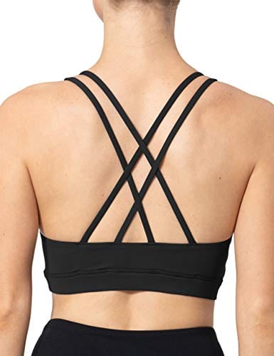 Strappy Sports Bras for Women Yoga Longline Workout Padded Bras - Fashion Quality Boutik