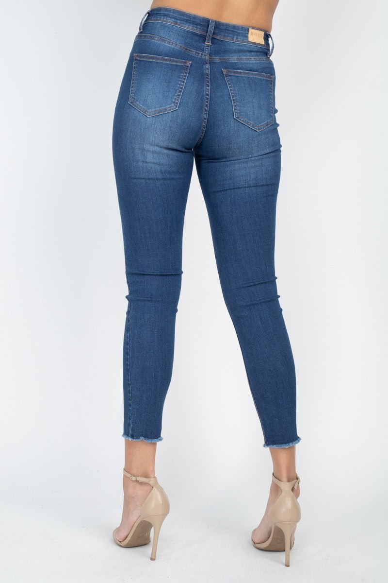 5 Pocket Capri Denim Jeans - Fashion Quality Boutik