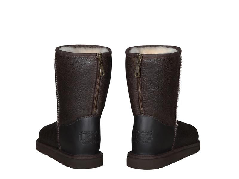 NAPPA SHORT ZIPPER boots Made in Australia - Fashion Quality Boutik