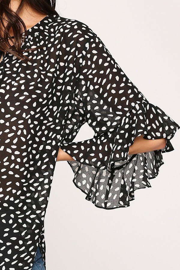 Leopard Printed Crepe Top - Fashion Quality Boutik
