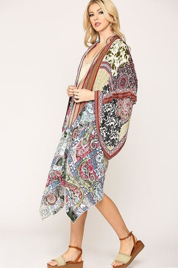 Vintage Printed Kimono - Fashion Quality Boutik