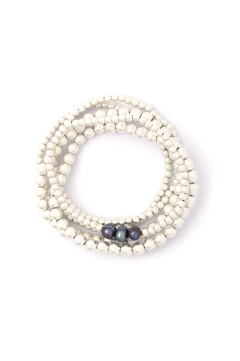 Metal Bead Stackable Bracelet Set - Fashion Quality Boutik