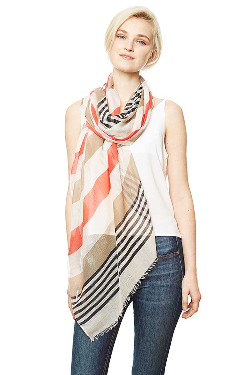 Stripe Pattern Long Scarf - Fashion Quality Boutik