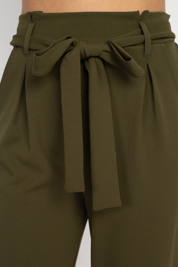 Paperbag Self Tie Pants - Fashion Quality Boutik