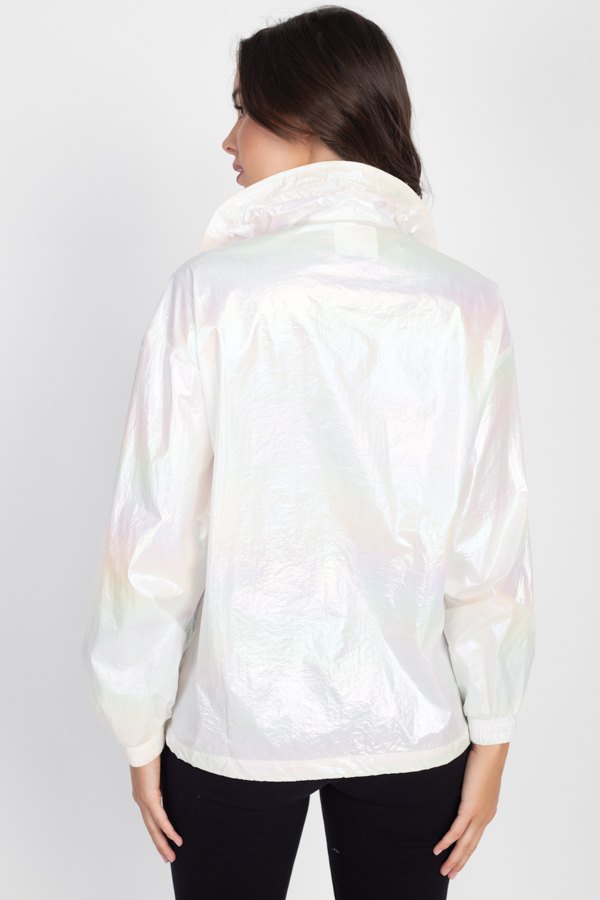 Holographic Windbreaker Jacket - Fashion Quality Boutik
