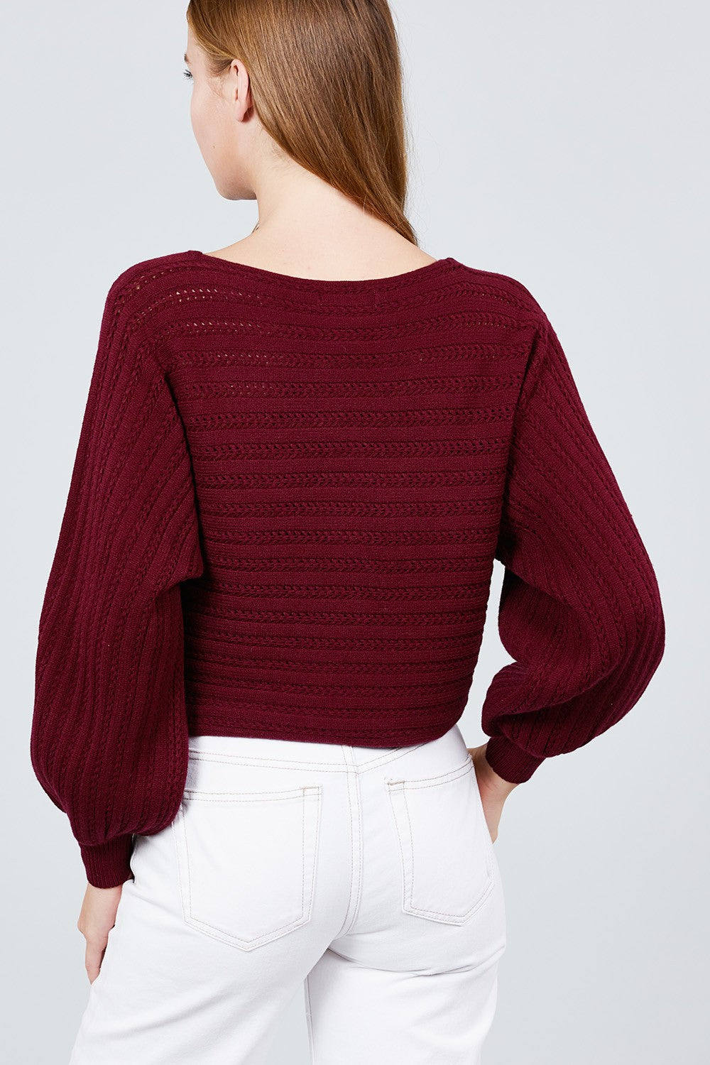 Dolman Sleeve Boat Neck Sweater - Fashion Quality Boutik