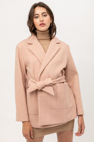 Fleece Belted Coat - Fashion Quality Boutik