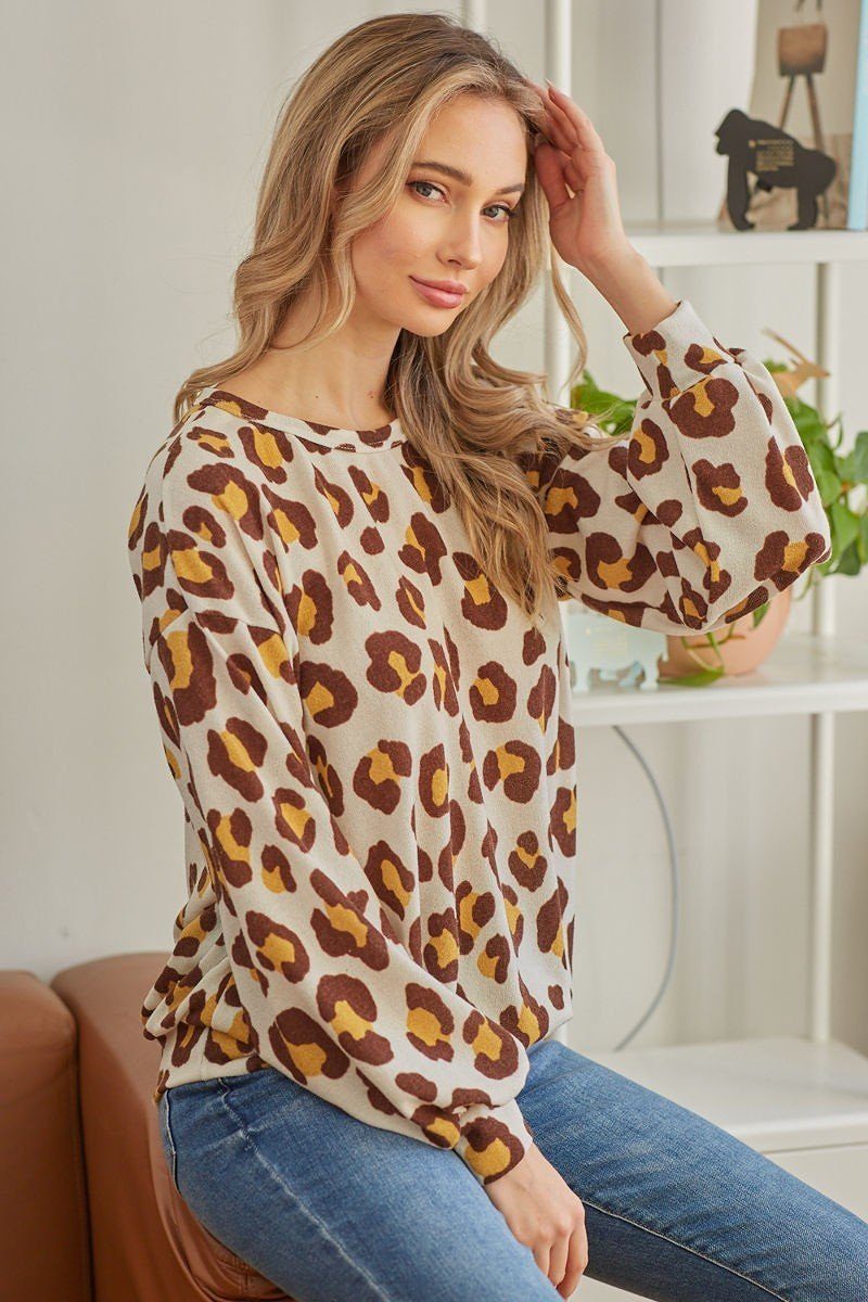 Casual Leopard Print Long Sleeve - Fashion Quality Boutik