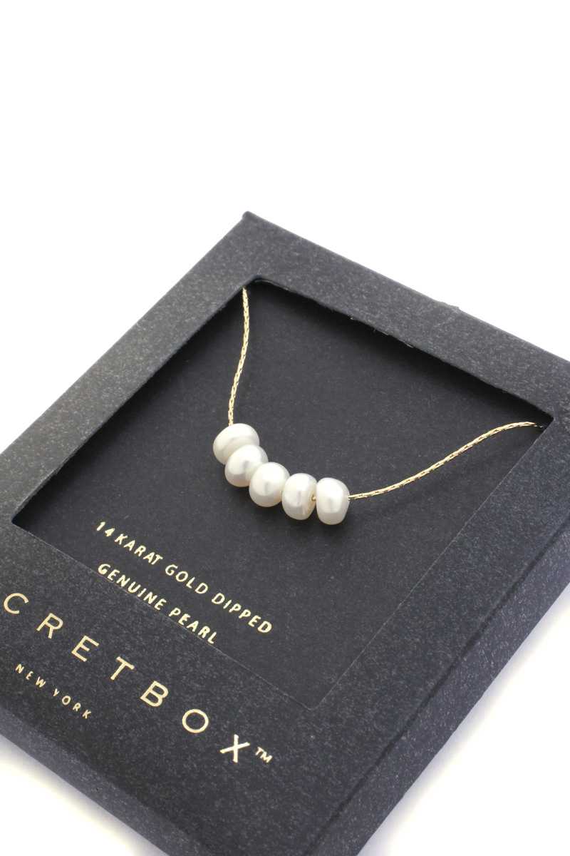 Secret Box Genuine Pearl Necklace - Fashion Quality Boutik