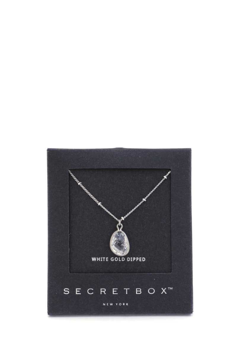 Secret Box Stone Charm Necklace - Fashion Quality Boutik