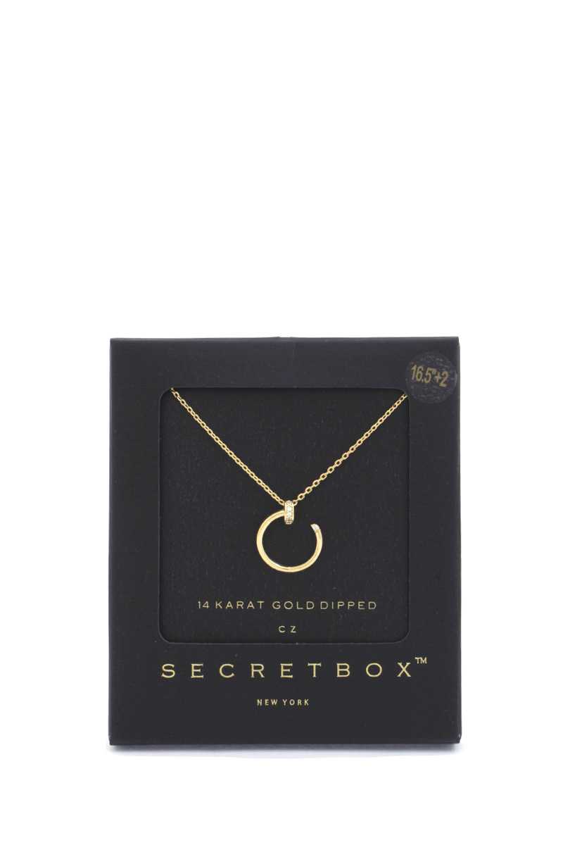 Secret Box Nail Charm Necklace - Fashion Quality Boutik