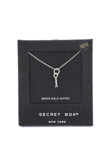 Secret Box Twisted Knot Charm Necklace - Fashion Quality Boutik