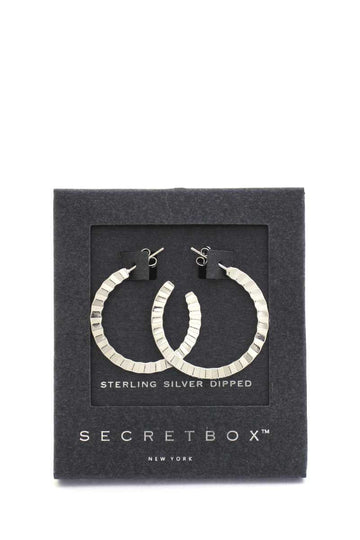 Secret Box Open Hoop Earring - Fashion Quality Boutik