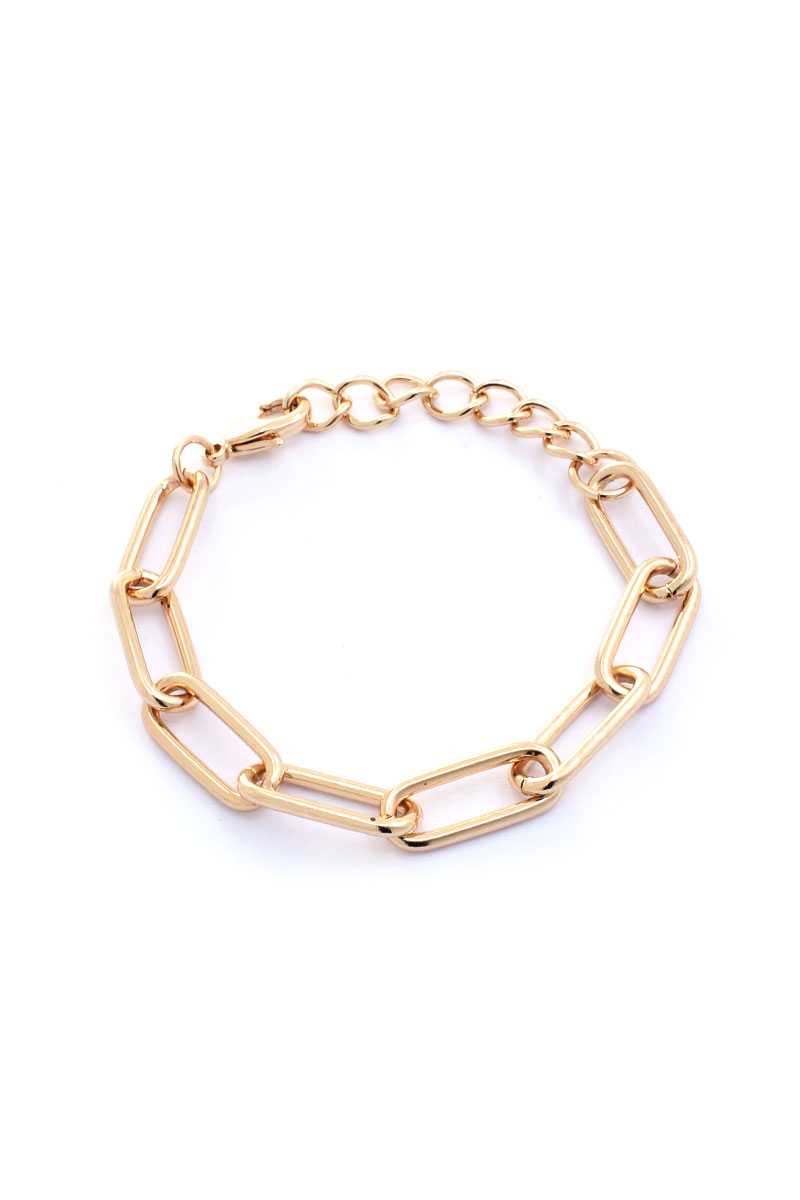 Metal Oval Link Chain Bracelet - Fashion Quality Boutik