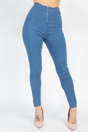 High Waist Denim Jeans - Fashion Quality Boutik
