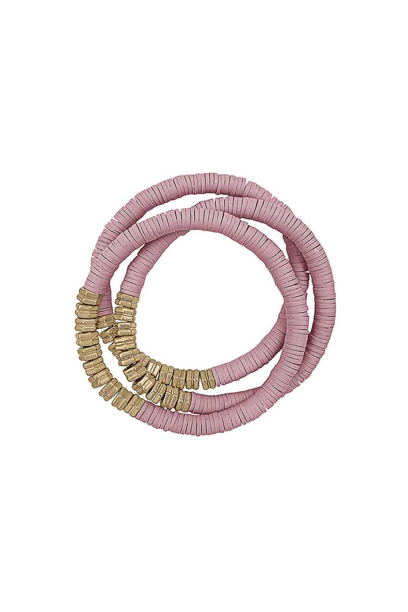 Triple Multi Ring Bead Stretchable Bracelets - Fashion Quality Boutik