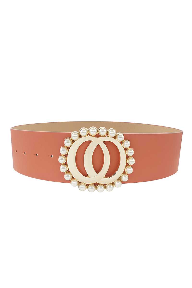 Fashion Double Joined Round Pearl Style Belt - Fashion Quality Boutik