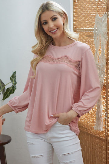 Laced See Through Longsleeve Top - Fashion Quality Boutik