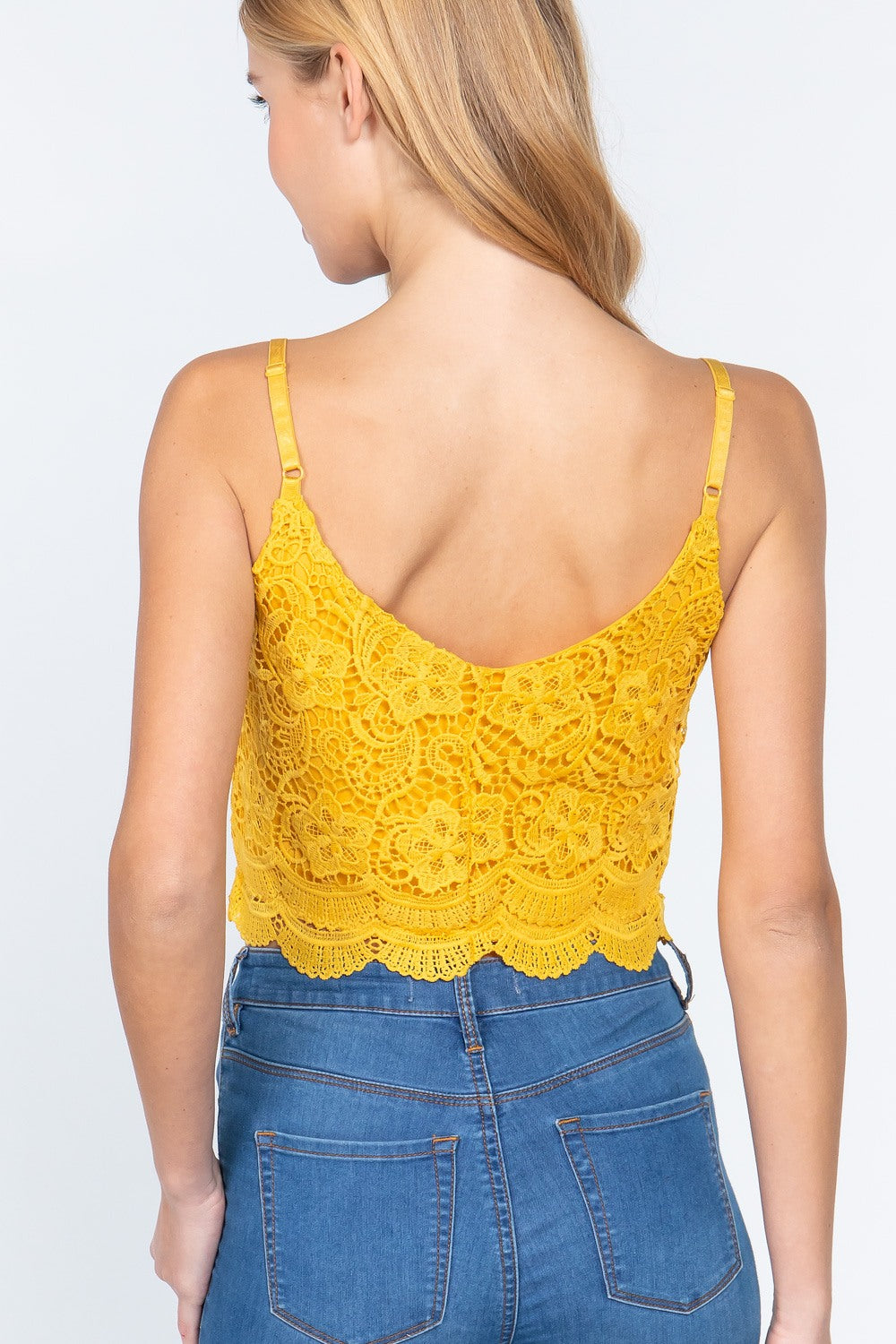 Crochet Lace Cami Woven Top - Fashion Quality Boutik