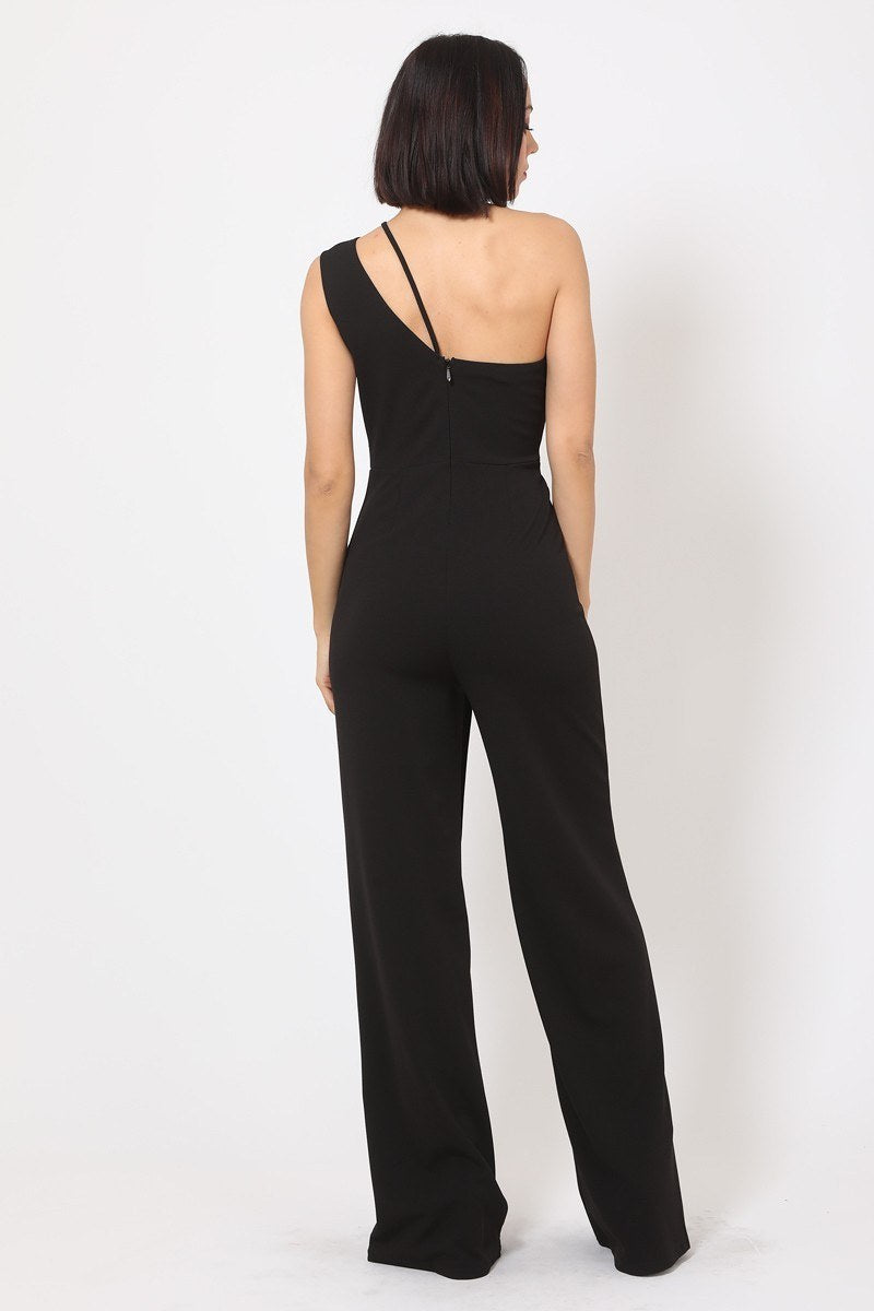 One Shoulder Jumpsuit W/ Small Opening - Fashion Quality Boutik