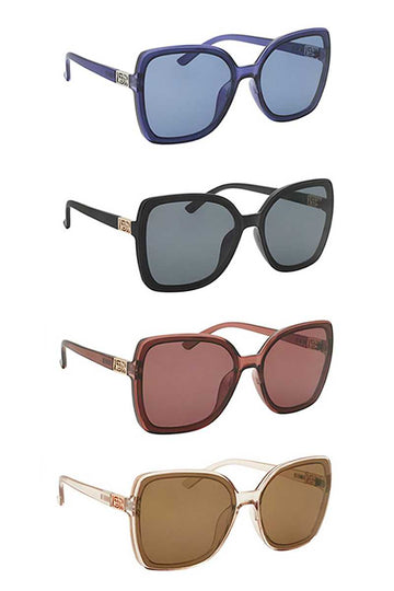 Chic Side Metal Accent Sunglasses - Fashion Quality Boutik