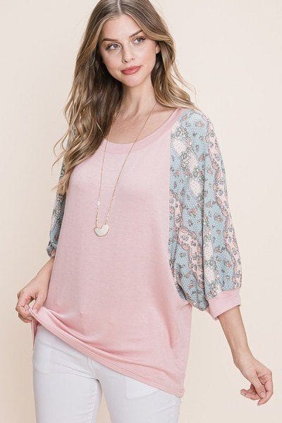 Solid French Terry Fashion Top - Fashion Quality Boutik