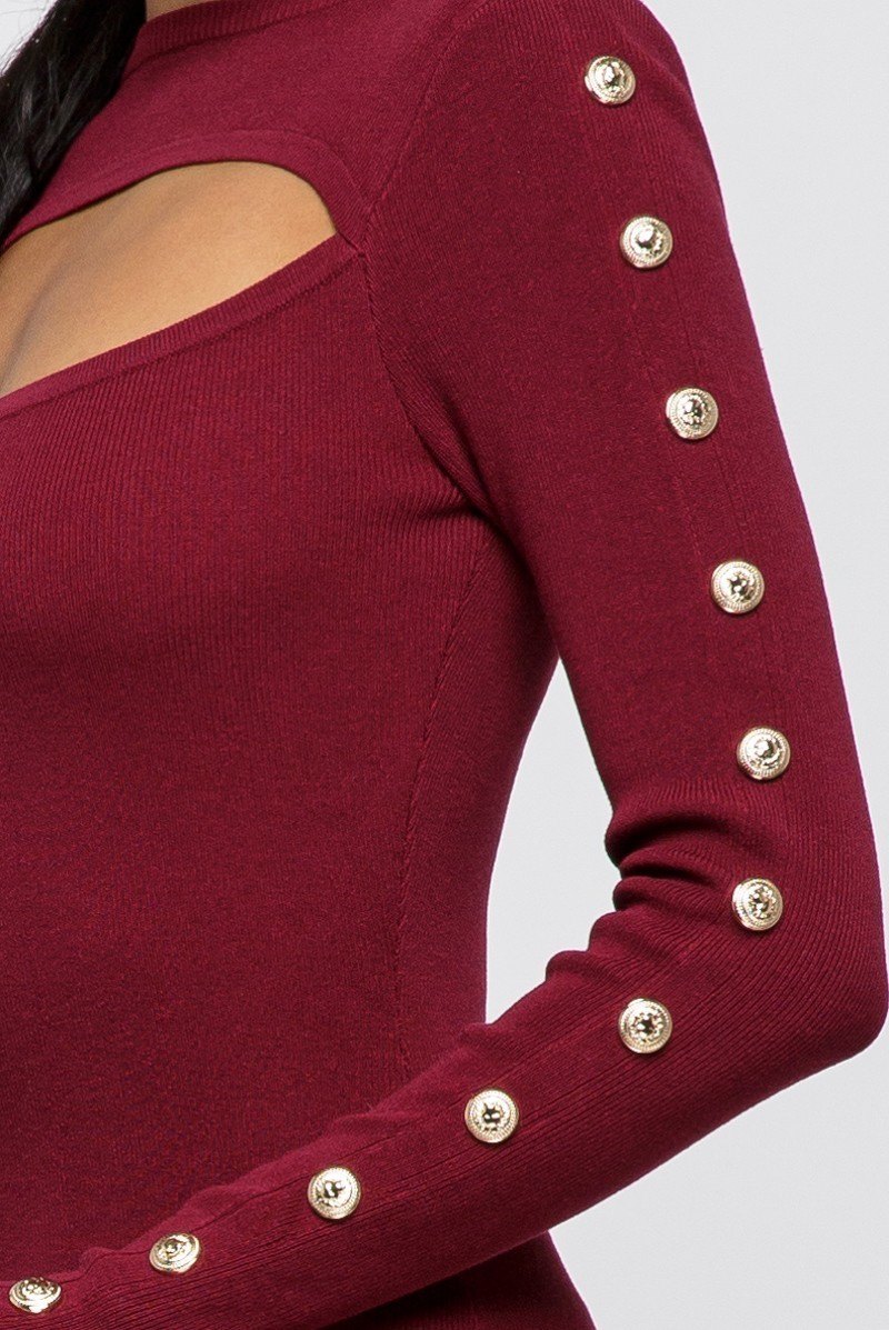 Button Down Sleeves Mini Dress - Fashion Quality Boutik