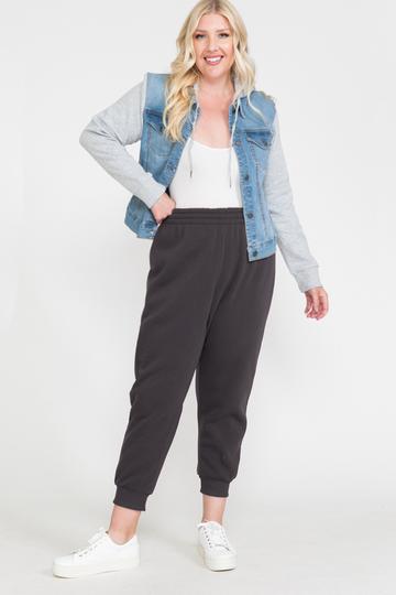 Waistband Solid Jogger Pants - Fashion Quality Boutik