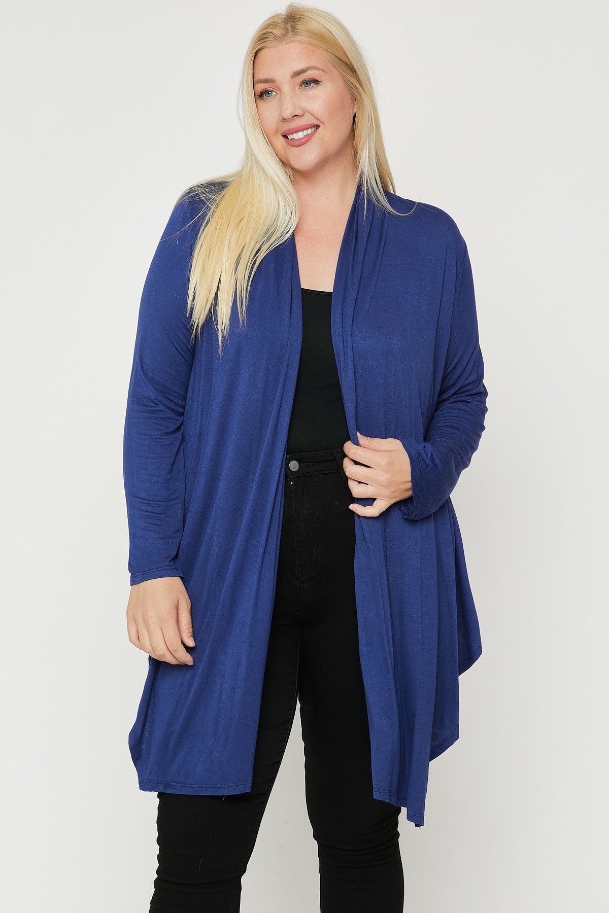 Open Front, Lightweight Cardigan - Fashion Quality Boutik