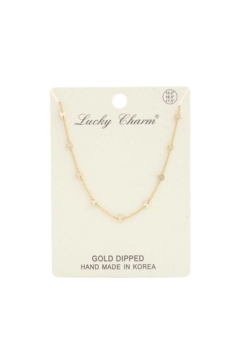 Circle Link Metal Necklace - Fashion Quality Boutik