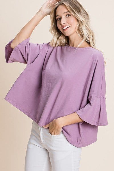Solid Cotton Casual Top - Fashion Quality Boutik