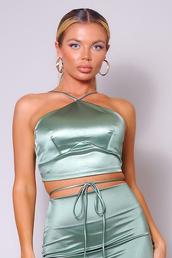 Sexy Halter Front Crop Top - Fashion Quality Boutik