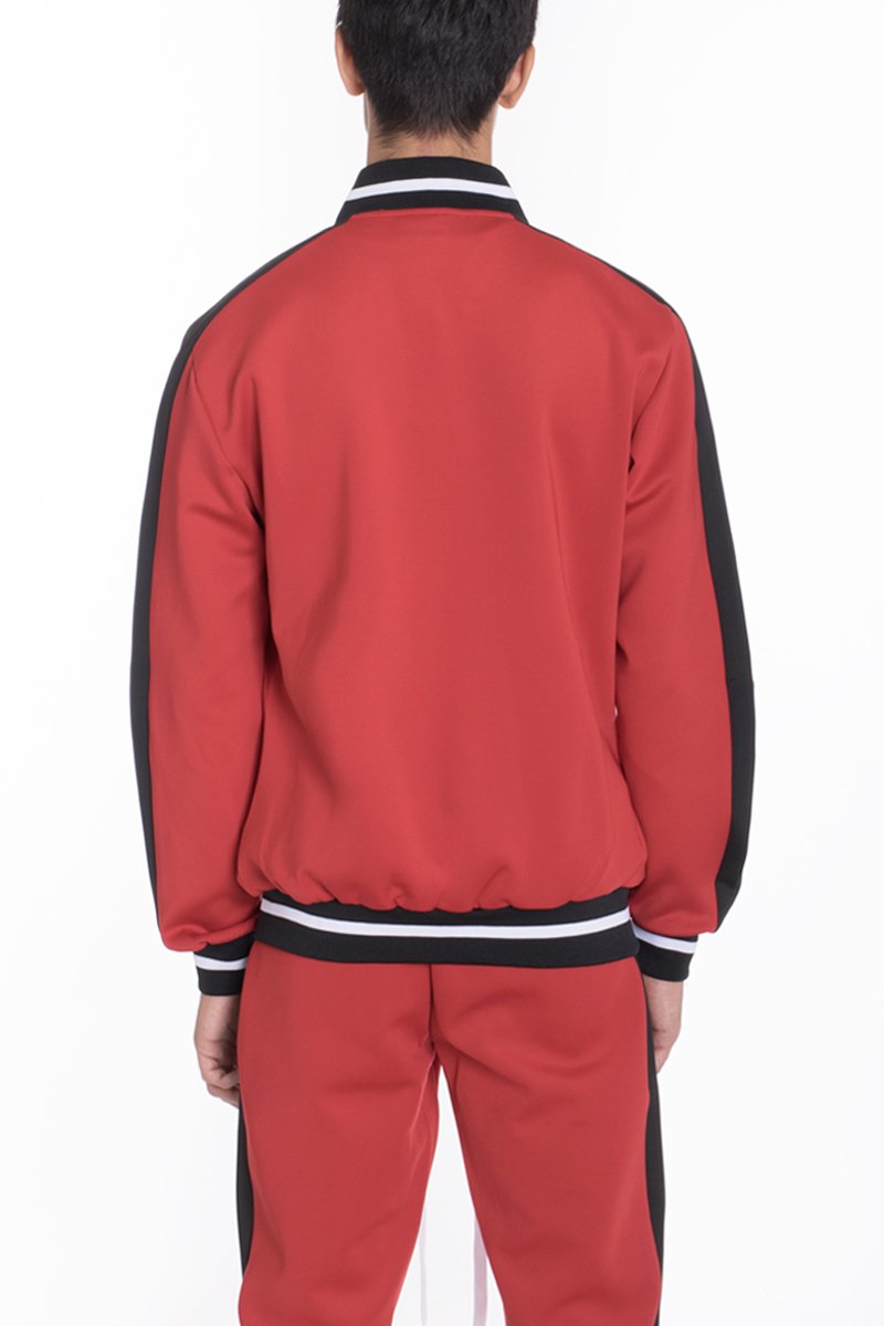 RALLY TRACK JACKET- RED - Fashion Quality Boutik