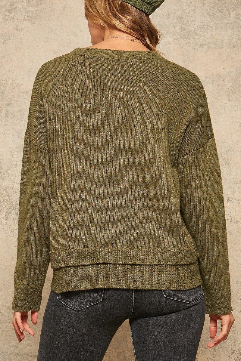 A Multicolor Knit Sweater - Fashion Quality Boutik