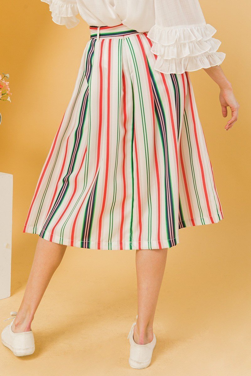 A Woven Midi Skirt - Fashion Quality Boutik