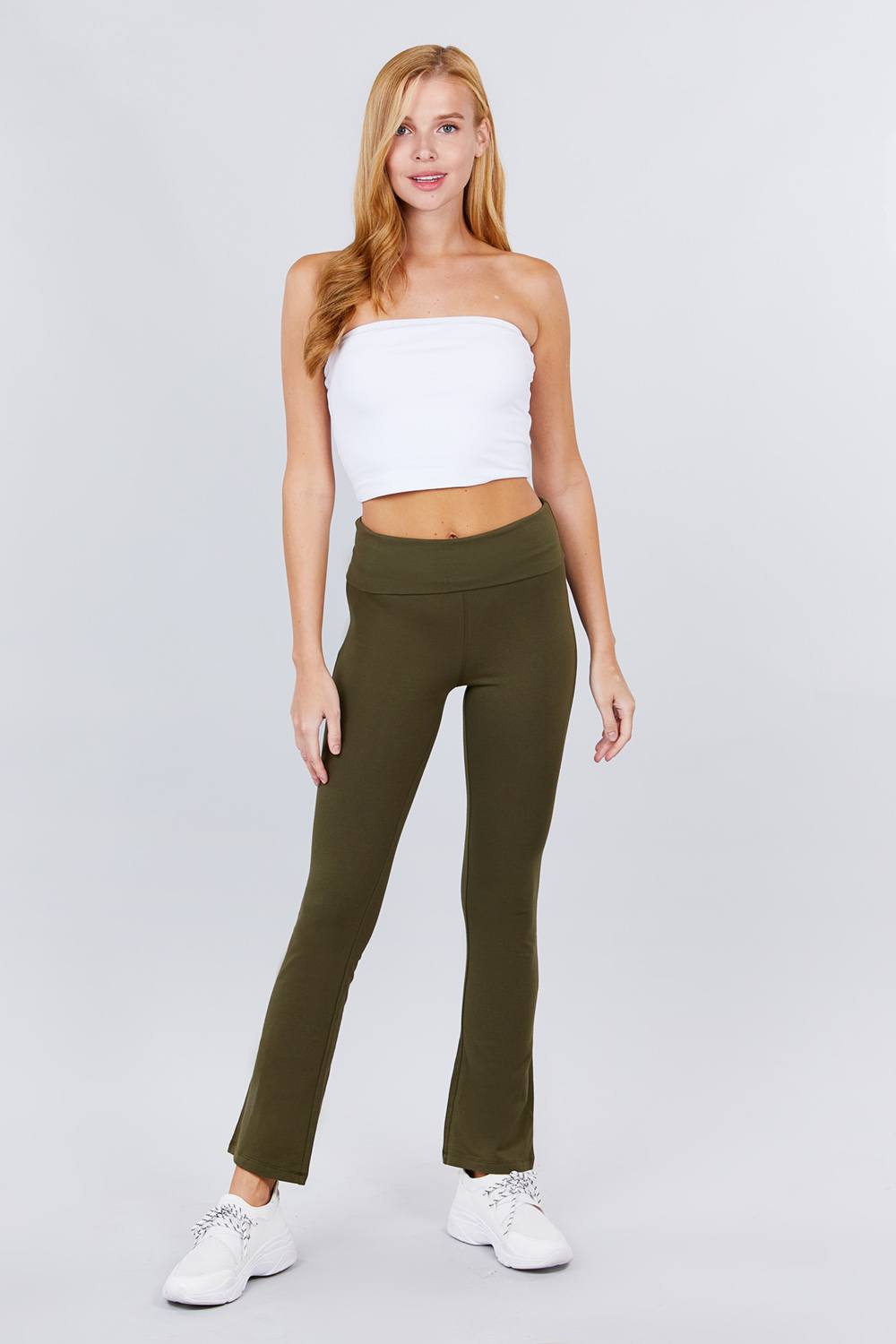 Banded Waist Yoga Pants - Fashion Quality Boutik