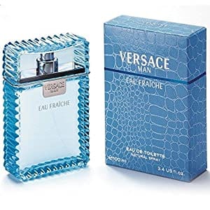 Versace Man Gift Set - 3.3 Oz Eau De Toilette Spray (eau Frachie) + 3.3 Oz Shower Gel -- For Men