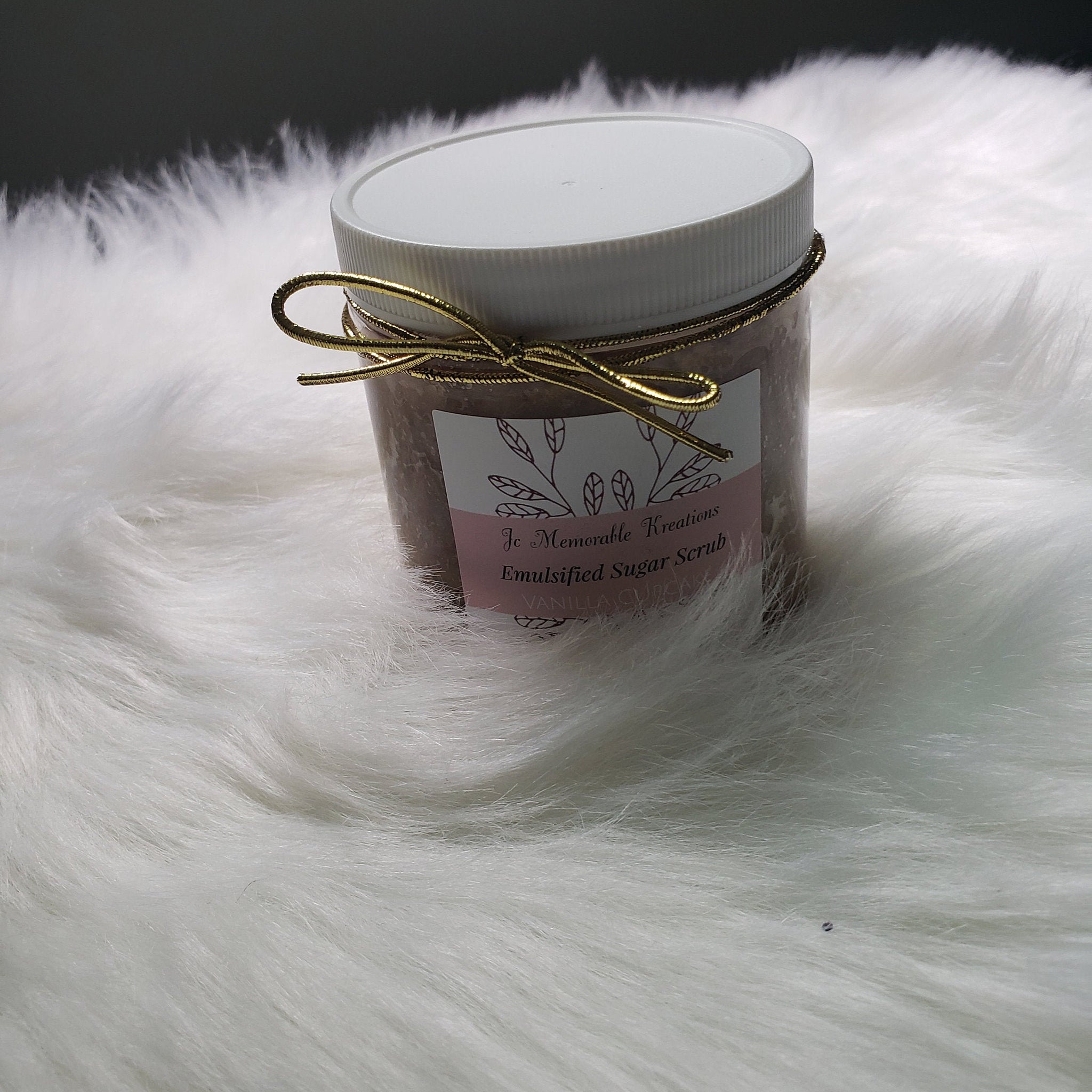Organic Emulsified Vanilla Cupcake Sugar Scrub, gift for her, spa treatment, face and body scrub, Skin Care, Exfoliation - Fashion Quality Boutik