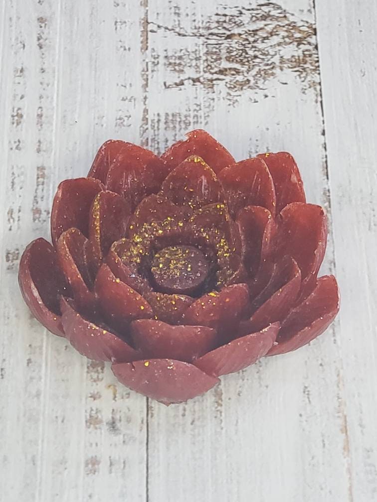 Lotus Flower Resin| Decorative for Home| Living Room| Zen Room | Yoga Room |Home Accent - Fashion Quality Boutik