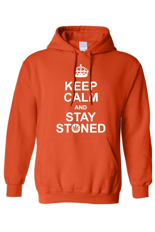 Men's/Unisex Pullover Hoodie Keep Calm And Stay Stoned - Fashion Quality Boutik