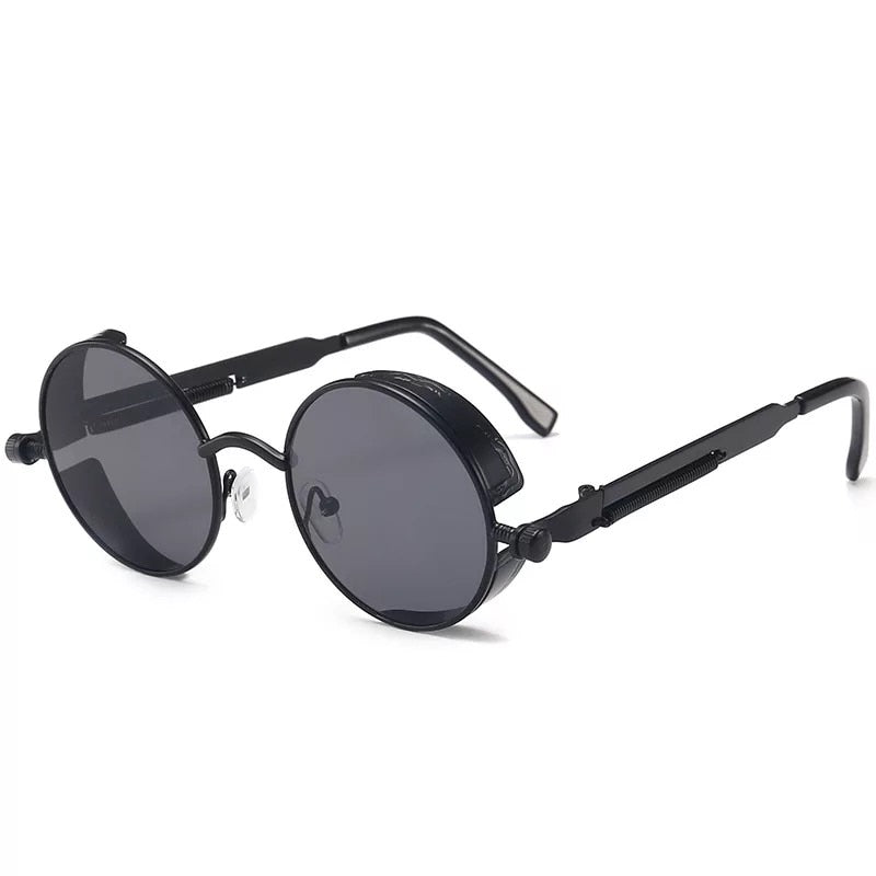 Luxury Brand Retro Round Metal Sunglasses - Fashion Quality Boutik