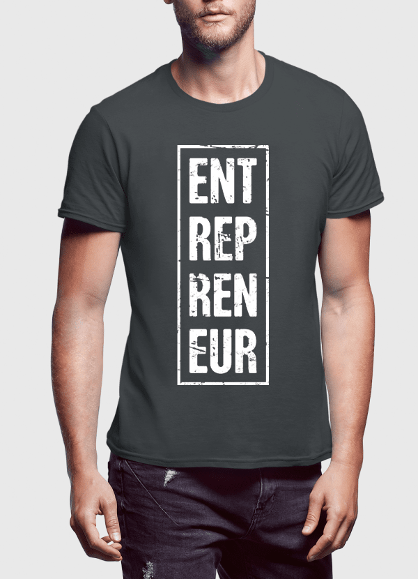 Entrepreneur Vertical Half Sleeves T-shirt - Fashion Quality Boutik